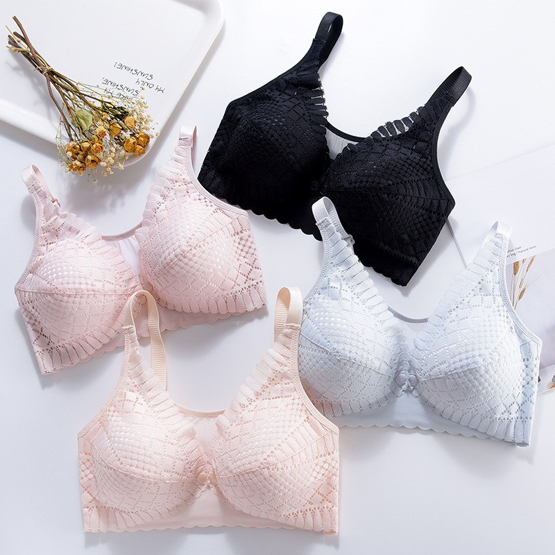 Title 5, Pregnancy Breastfeeding Bra Front Steel Ring L...