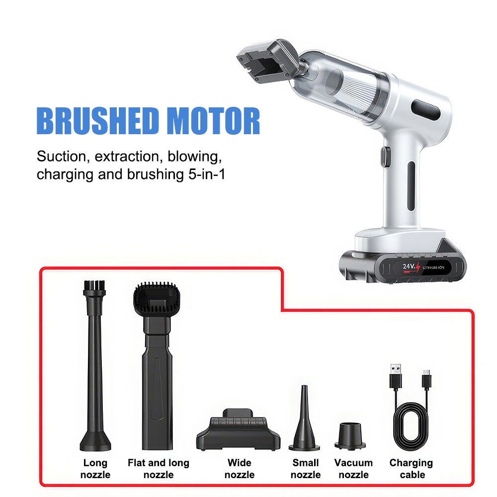 4500PA High Power Handheld Blower Vacuum Cordless Car Keyboard Vacuum Cleaner - imagen 1