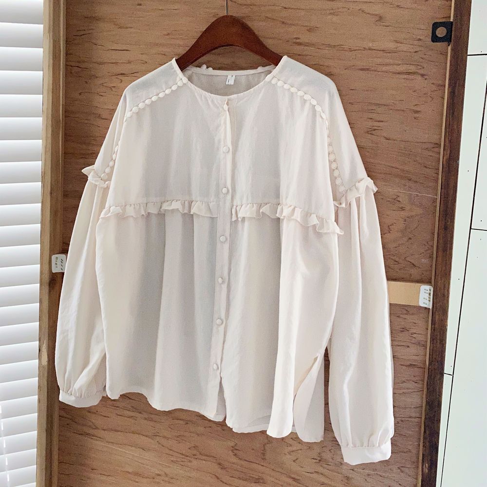 Women's Long Sleeve Ashionable Loose Shirt Tops