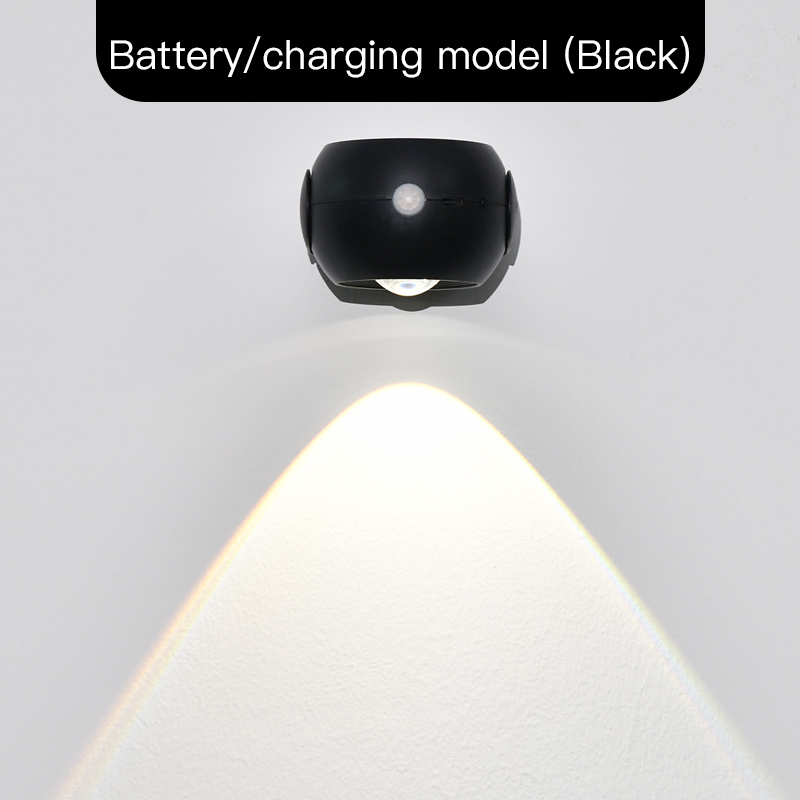 Black USB charging and AAA bat