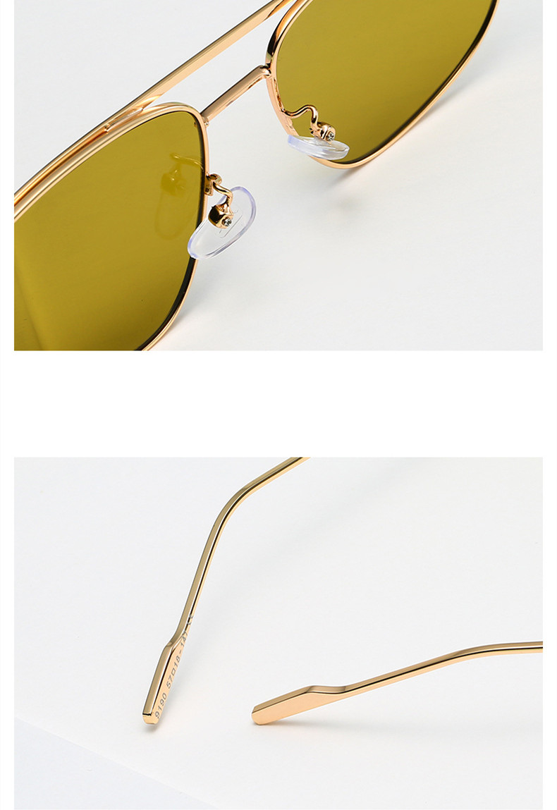 Title 5, Fashion Of Metal Double Beam Sunglasses