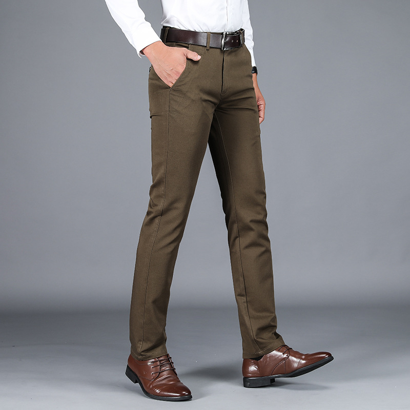 Title 4, New Mens Business Straight-Leg Casual Pants Co...