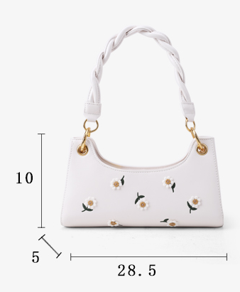 Title 1, Borsa a spalla Underarm Popular Flower Tote, co...