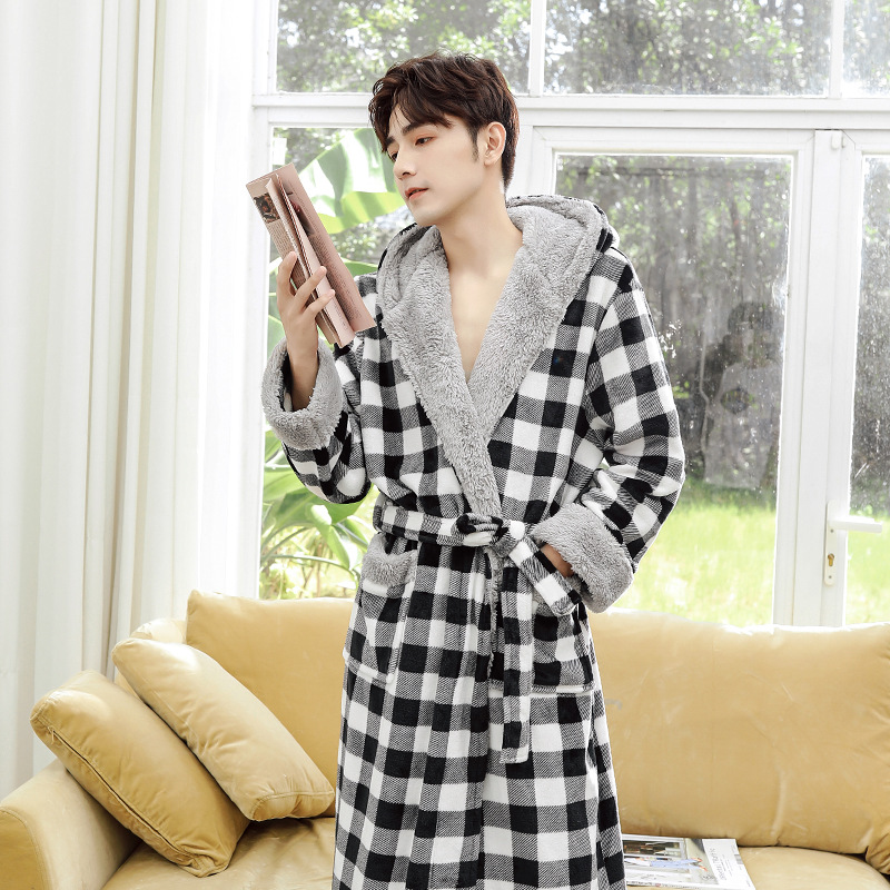 Title 6, Autumn And Winter Bathrobes To Keep Warm Wholes...