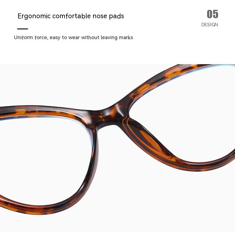 Title 6, Cat Eye Anti-blue Light Large Frame Slim Look O...