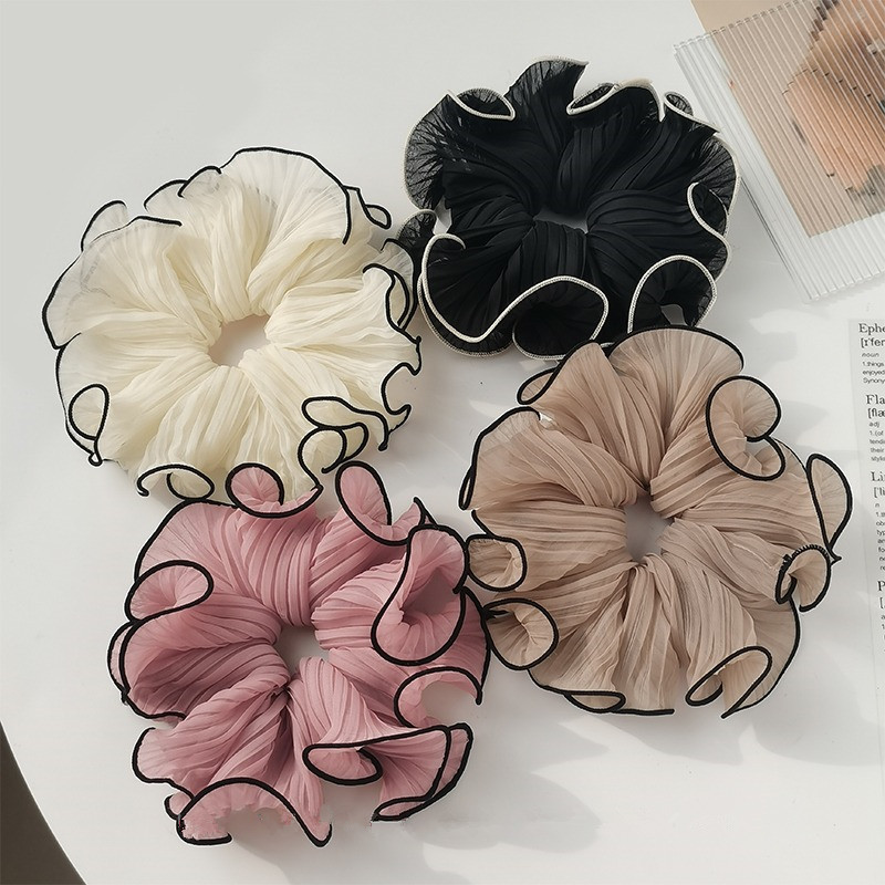 Title 2, Elegant Headband Female Bun Pleated Large Intes...