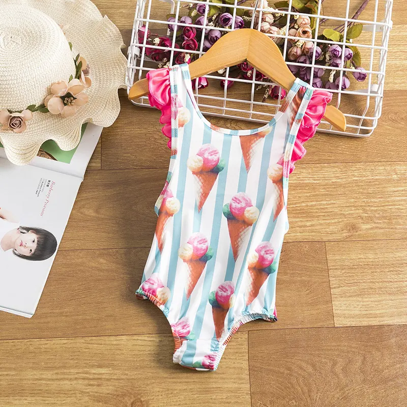 Back Cross Double Bow Swimsuit Large Lace One Piece