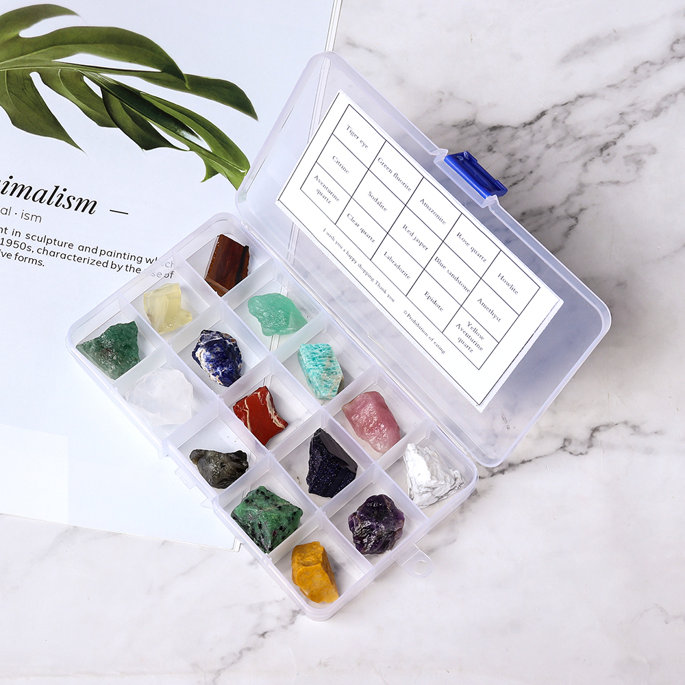 Crystal Specimen Ore Box Set (15grids)