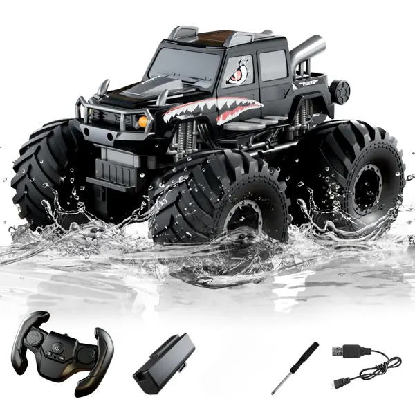 Monster Truck Toys, Waterproof Rotate 4x4 RC