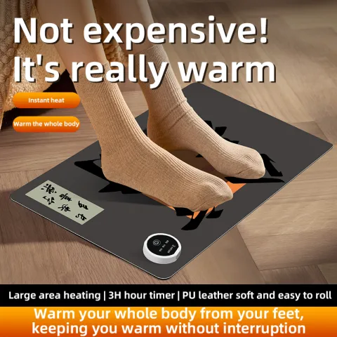 Electric Heated Foot Mat for Under Desk