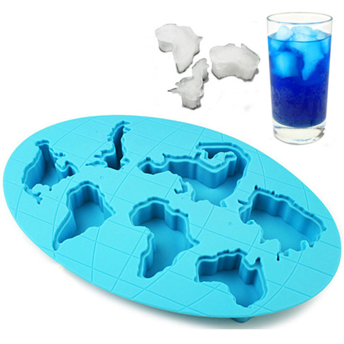 Title 1, Seven Continents Global Warming Ice Box Ice Mold