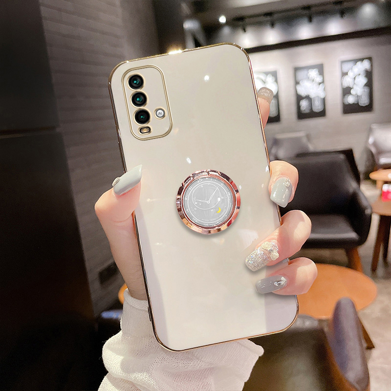 Creative Clock Finger Ring Bracket Protection Plating Anti-drop Silicone Protective Case - Image 7
