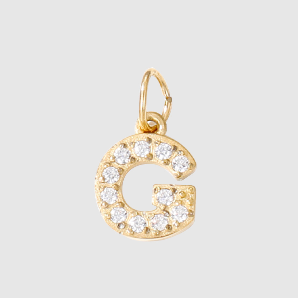 1 Piece 304 Stainless Steel Zircon Ion Plating 14K Gold Real Plated Letter Number Polished Stretch Adjustable Pendant DIY Jewelry Accessories 17