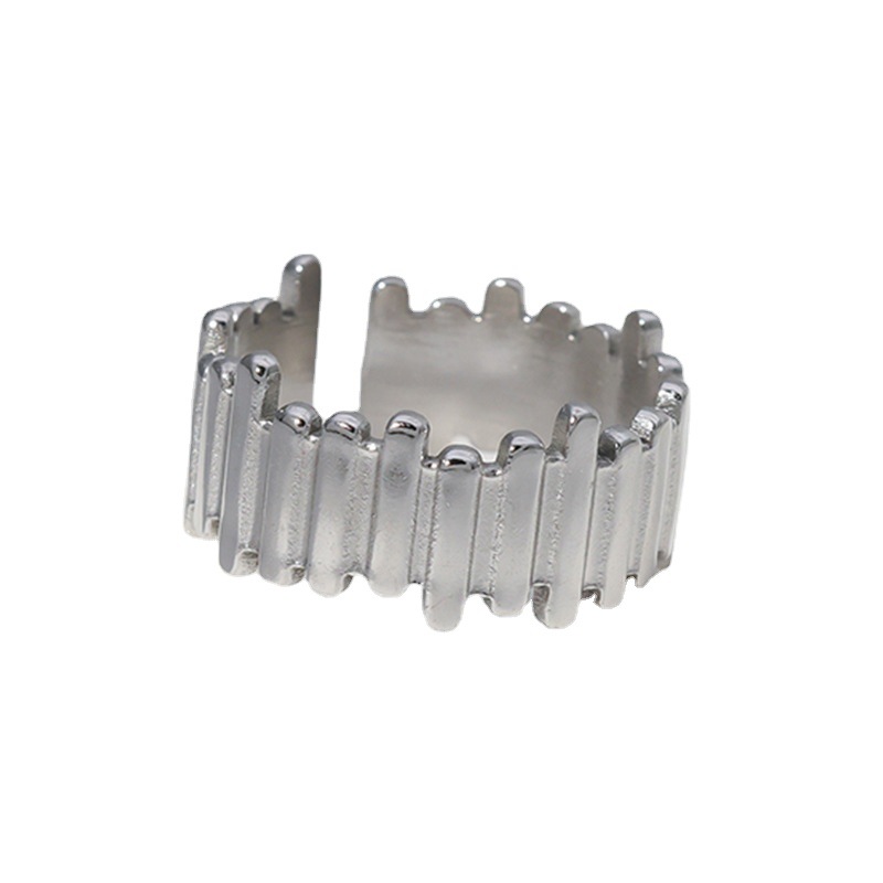 Men's And Women's Fashion Stainless Steel Cold Wind Pair Of Ring