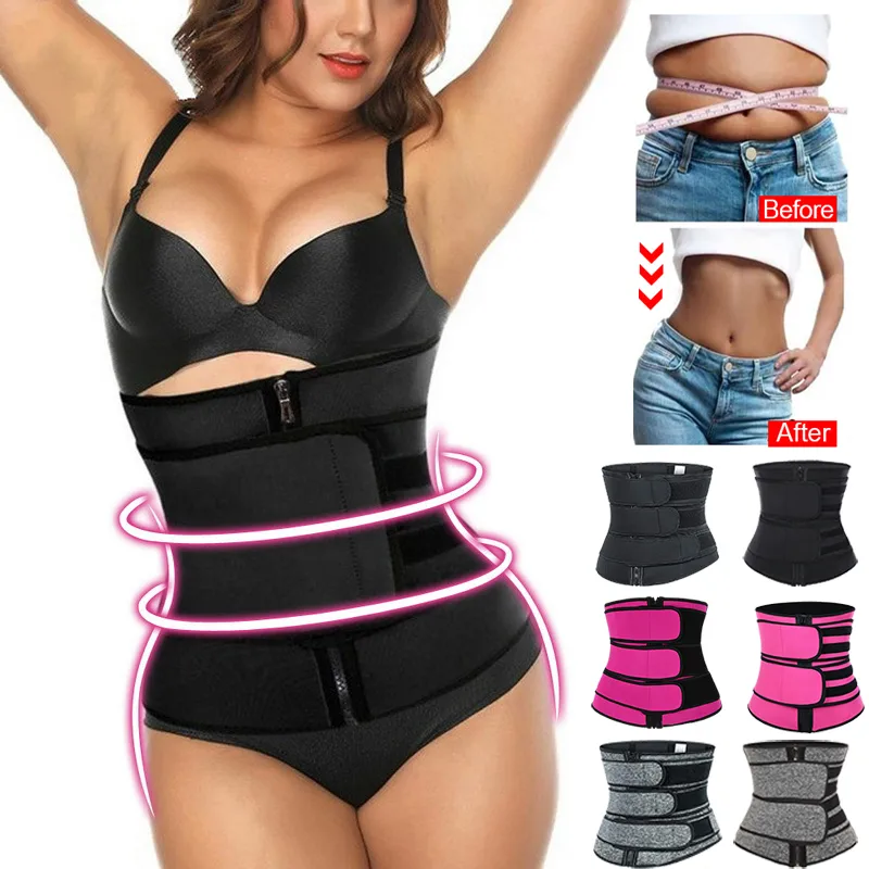 Tummy Sweat Shapewear Bodysuits Women Waist Trainer Slimming 2-3