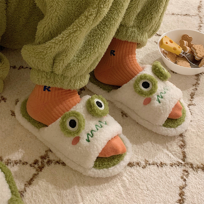 Cute Cartoon Plush Anti-skid Indoor Shoes