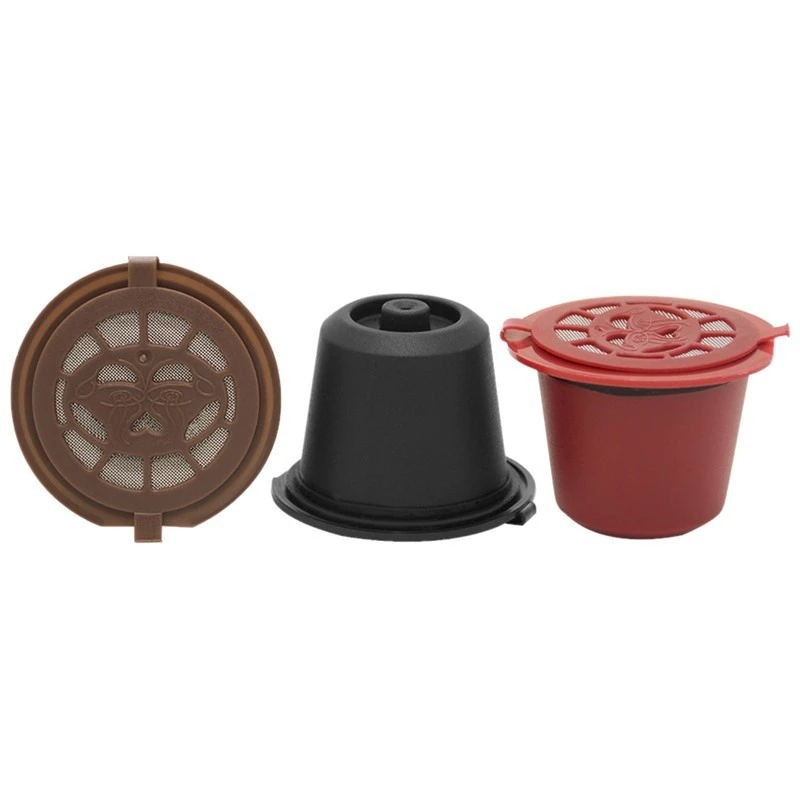 Title 5, 3PCS Reusable Coffee Capsules Pod Nespresso Sta...