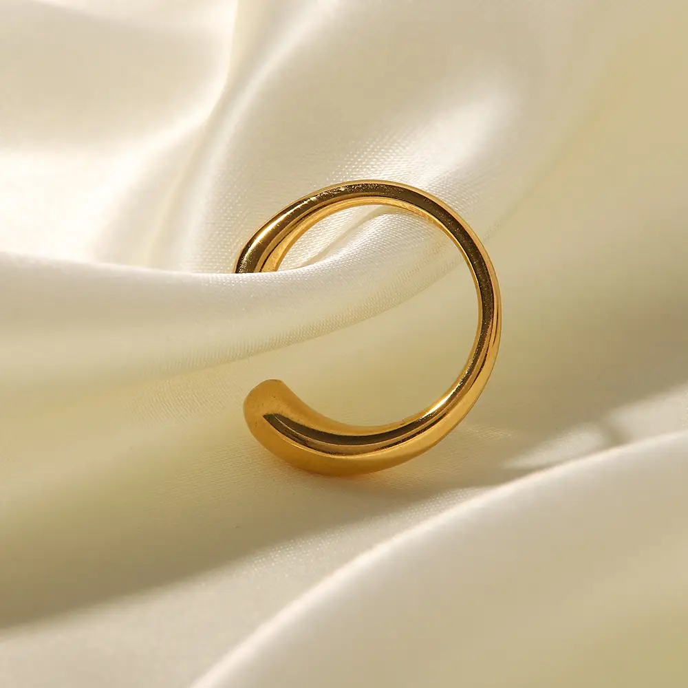 Simple Women's Temperament All-match Titanium Steel Ring