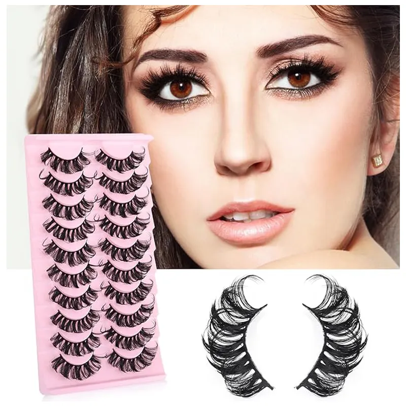 False Lashes Eyelashes Extension Cluster, Faux Mink