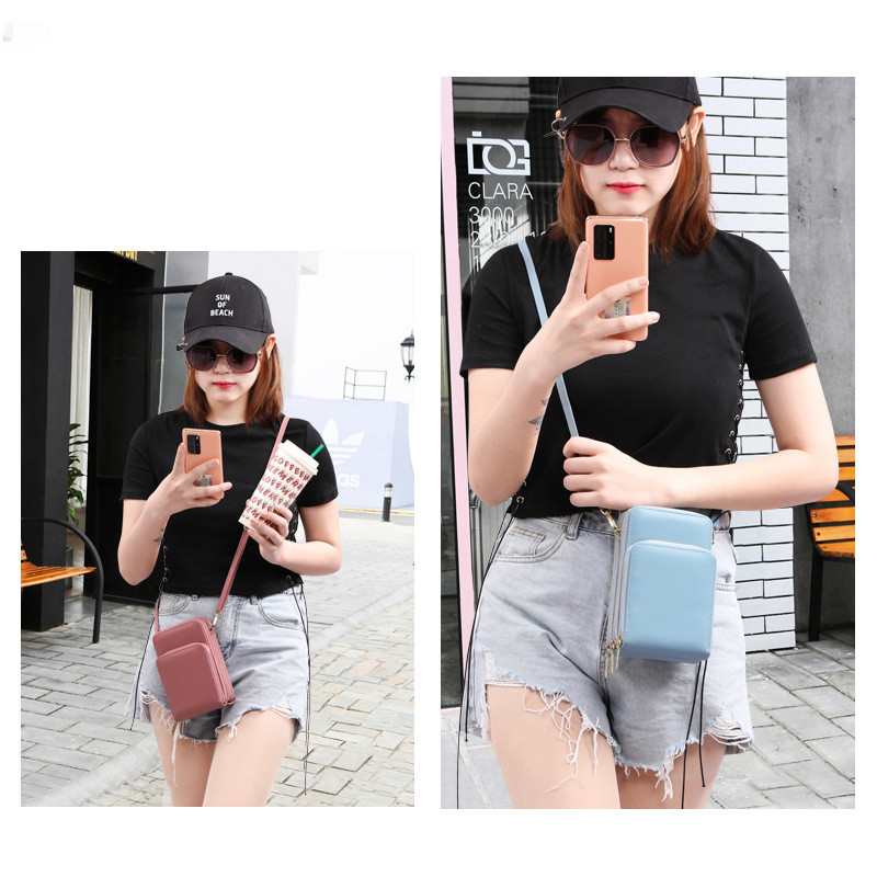 Title 1, Mobile Phone Bag Multi-functional Three-layer Z...