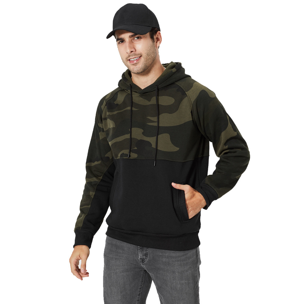 Title 8, Sudadera con capucha de camuflaje para hombre d...