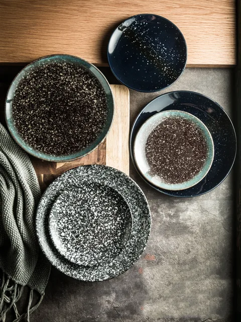 Ceramic Plate Bone Dish Home Set
