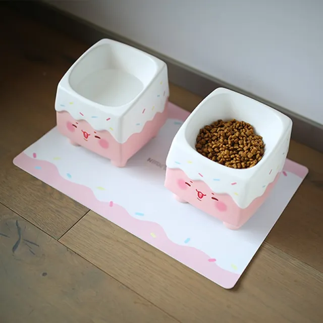 Rice Cream Cake Slant Bowl Super Large Two Oblique Bowls - Shop at LoveMi