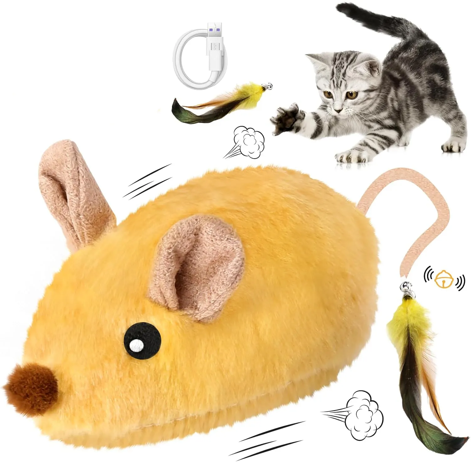 Interactive Cat Toys Mouse