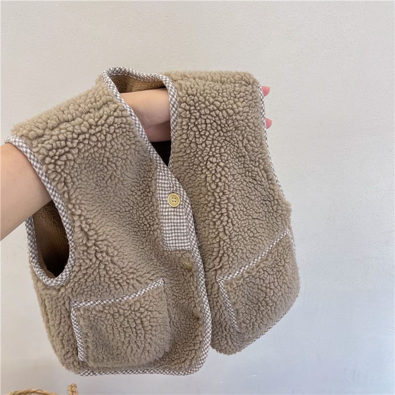 Children’s Fashion Lambswool Thickened Vest