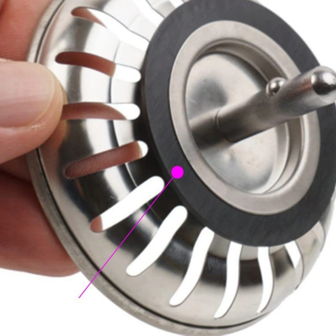 Under-sink Sealing Gasket, Rubber Basket Strainer Gasket, Umbrella Seal, Round Gasket, 5 Pieces — view 3