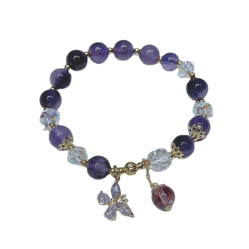 Fashion Spring New Amethyst Bracelet Girl