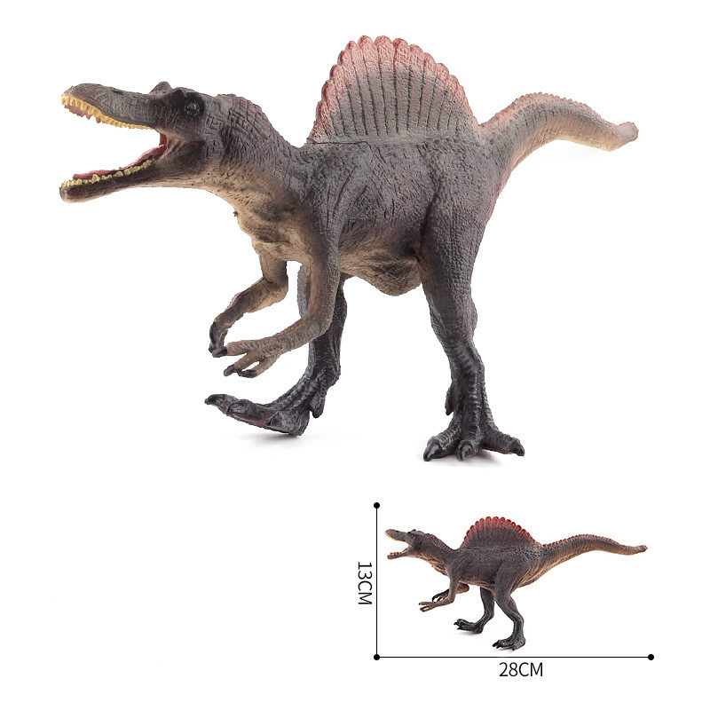 Spinosaurus gray red