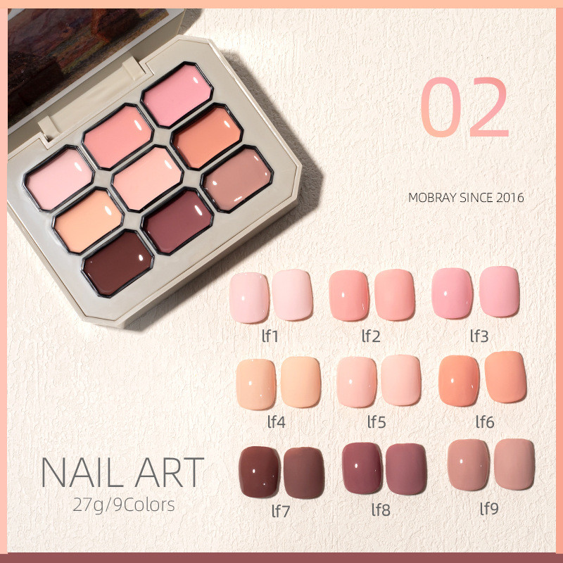 02Gentle nude powder plate