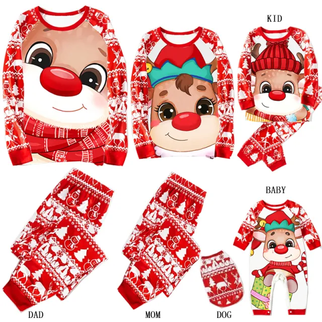 Men's Fawn Christmas Pajama Set Dog - Shop at LoveMi