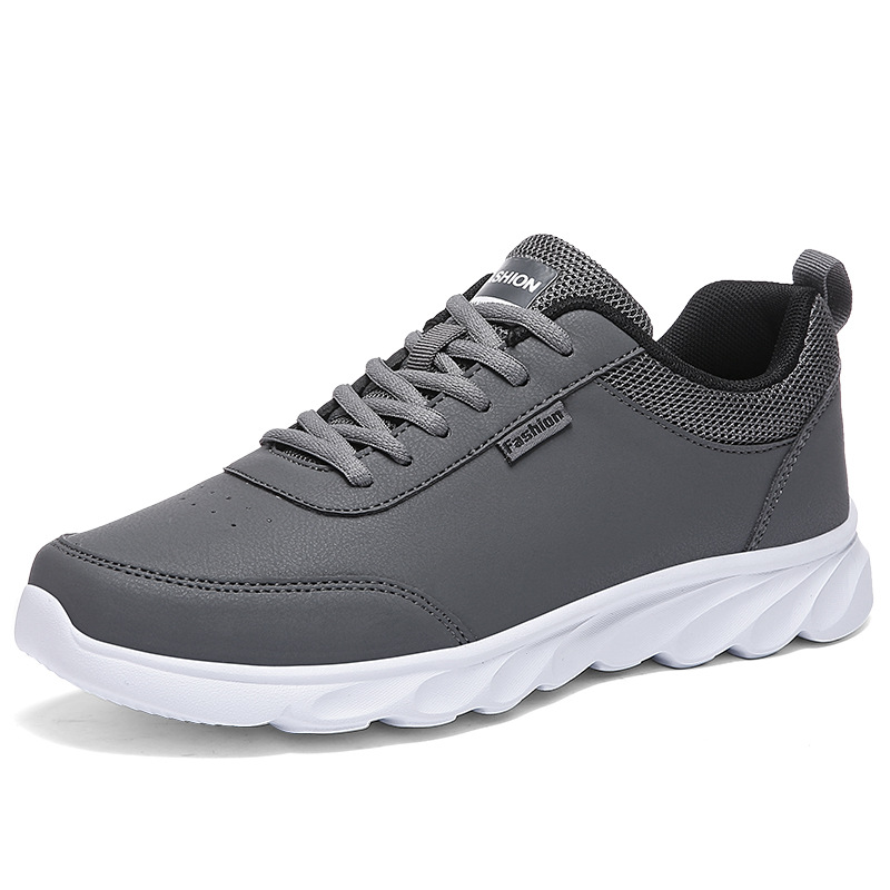 Title 2, Autumn and Winter Large Leather Sports Shoes