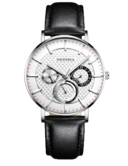 Three-eye Six-hand Multi-function Steel Strap Watch