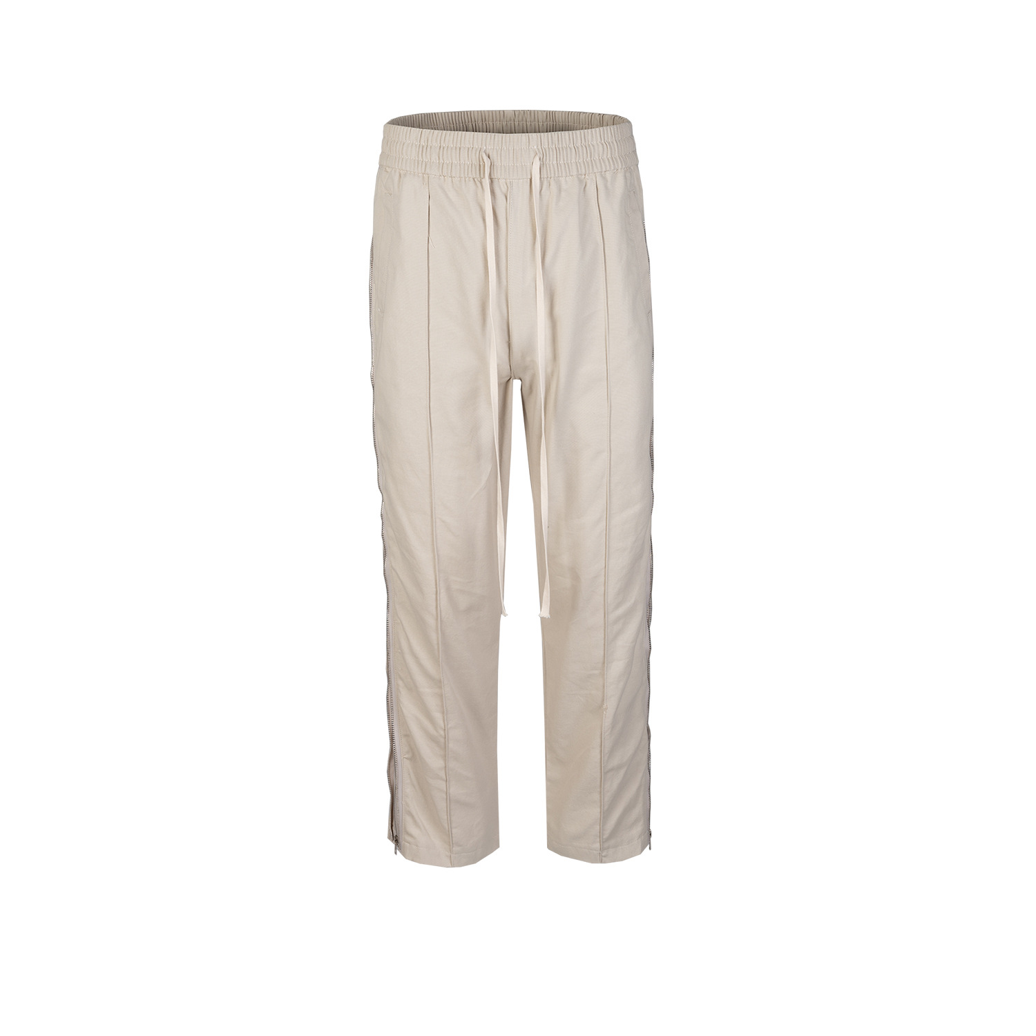 Men's And Women's High Street Side Full Zipper Decoration