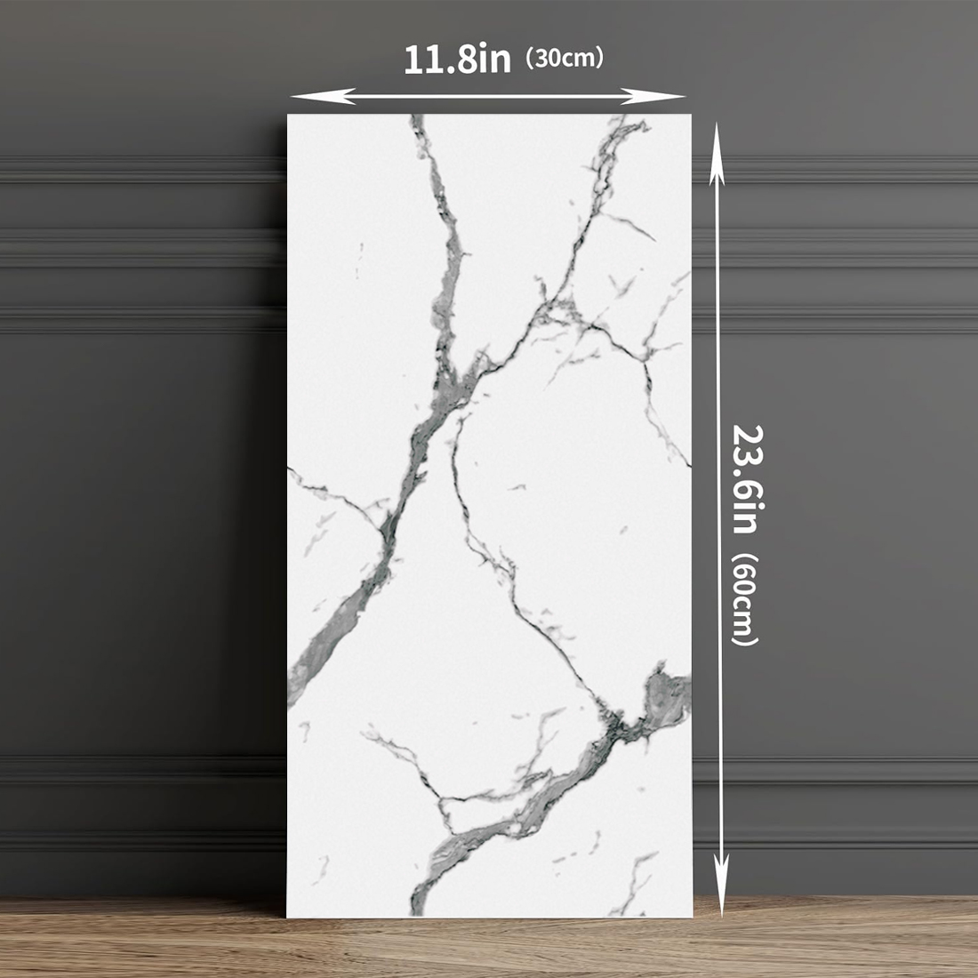 12 Pcs Ceramic Tile Wall Stickers Stick On Kitchen Bathroom Home Decor — image 8