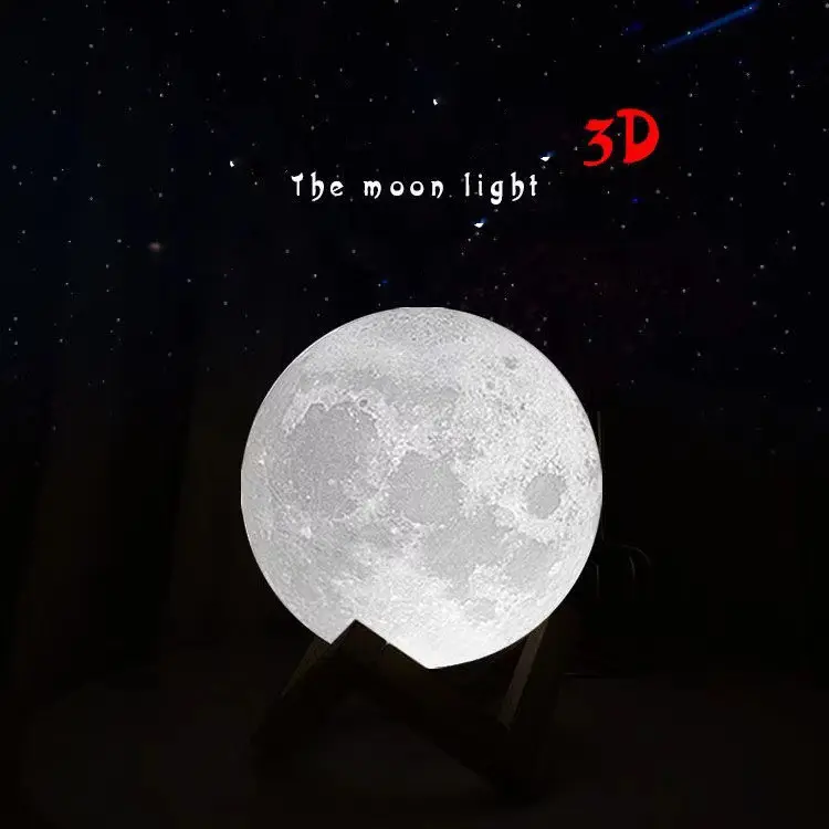 3D Printing Moon Night Table Lamp Chinese