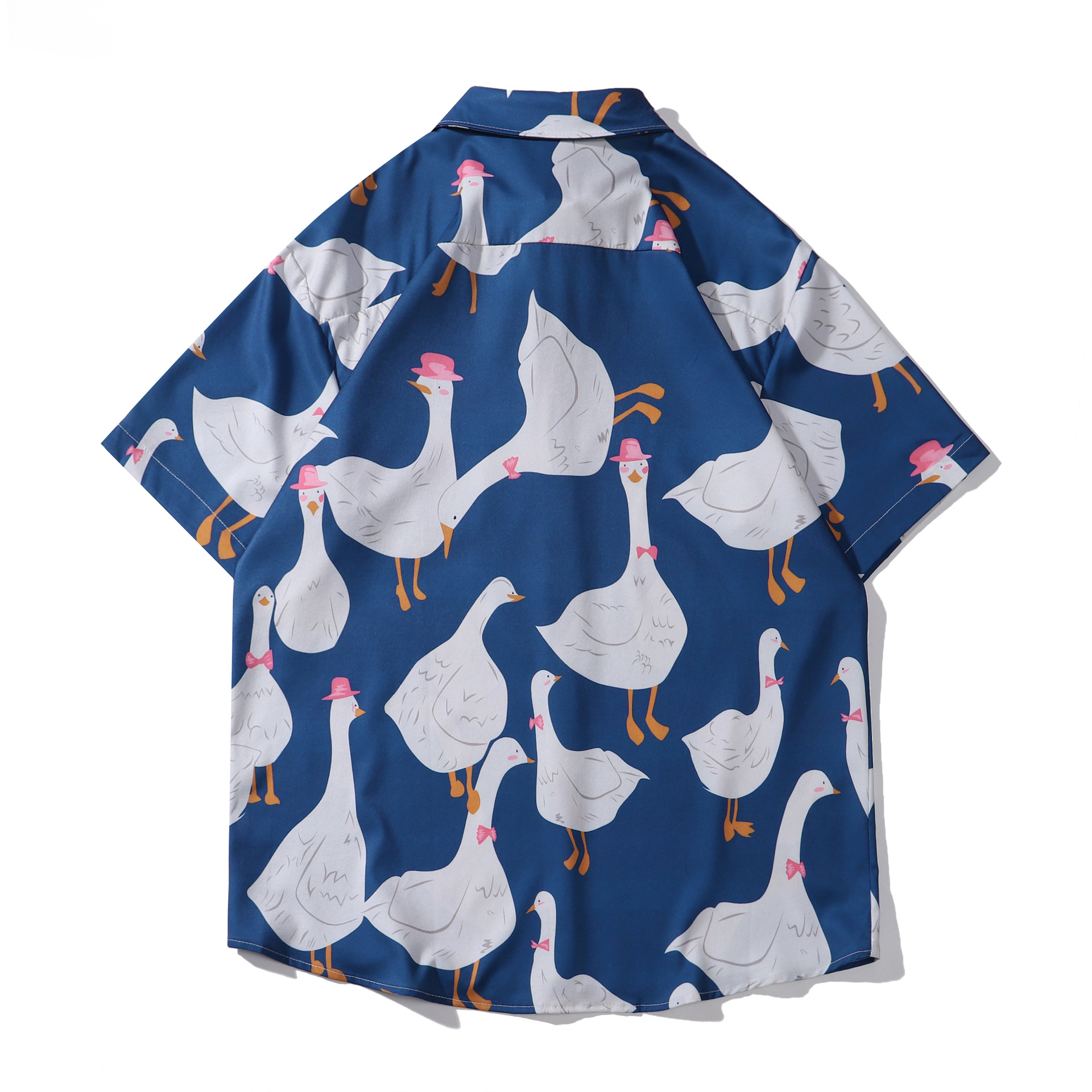 Title 6, Heren shirt met vijf mouwen, los en oversized, ...