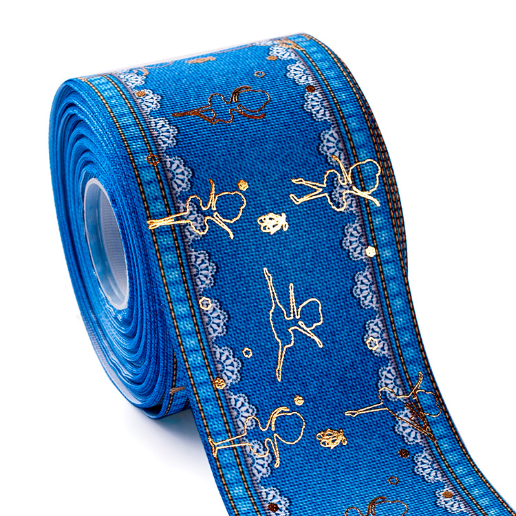 Title 6, Lace Style Gilding Ribbon Printing European Cla...