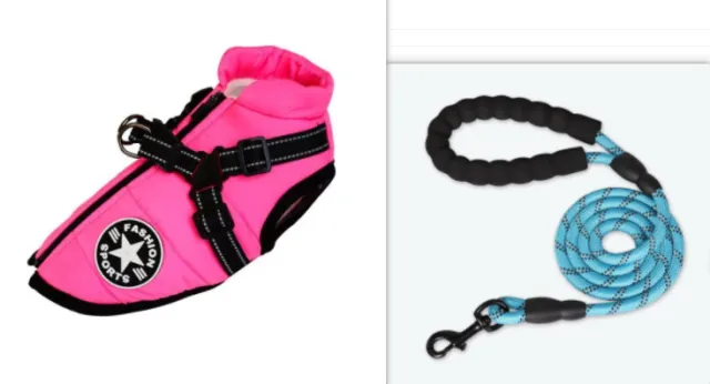 Waterproof Dog Clothes Winter Dog Coat With Harness Warm Pet Clothing Big Dog Jacket Chihuahua Labrador Coat Costume Roseo - Shop at LoveMi