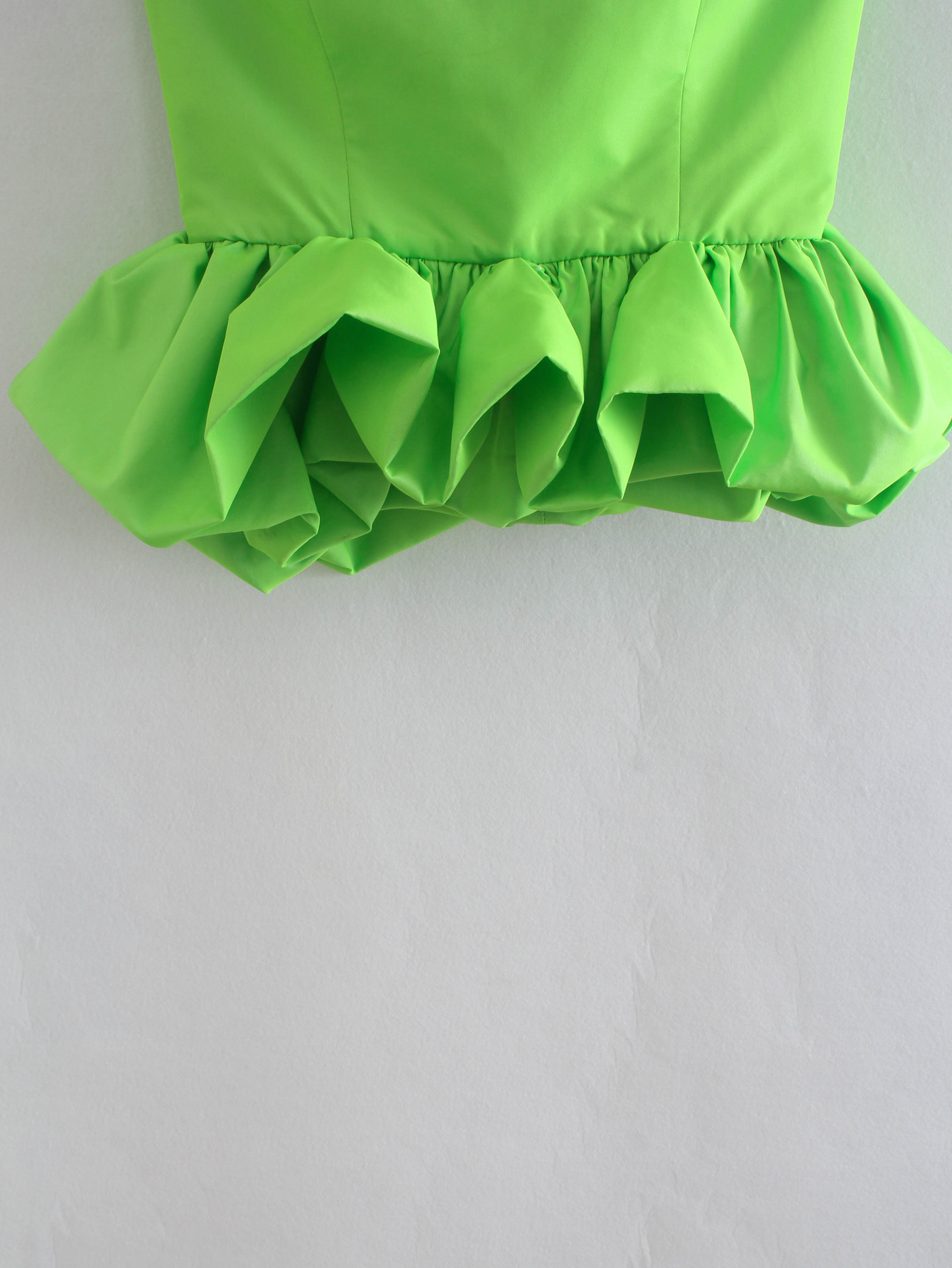 Fashion Babes Slim Fit Puff Hem Short Top