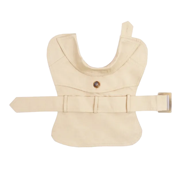 Summer Pet Clothes Dog British Trench Coat White - Shop at LoveMi