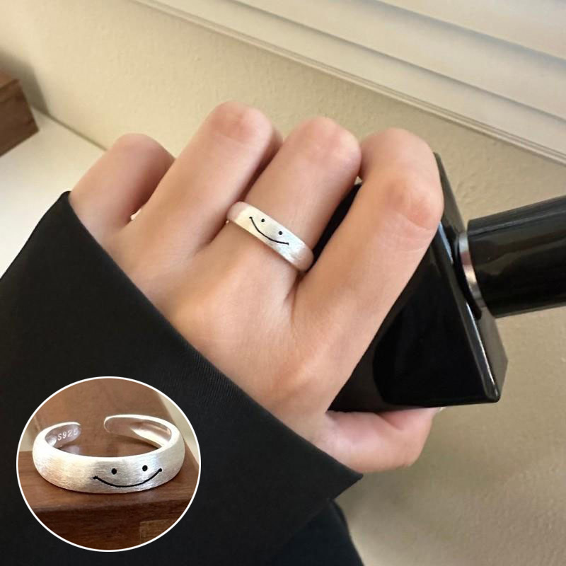 Trendy Ins Graffiti Horse Ring Unique Irregular Band Finger Ring