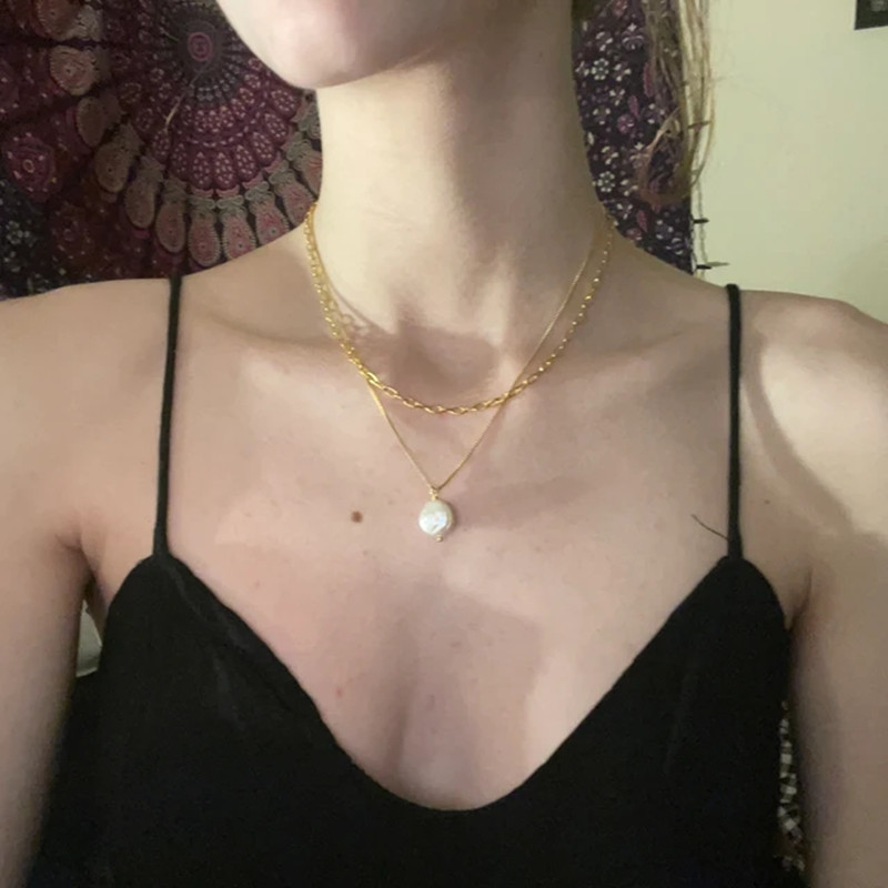 Fashion Everything Flat Snake Bone Chain