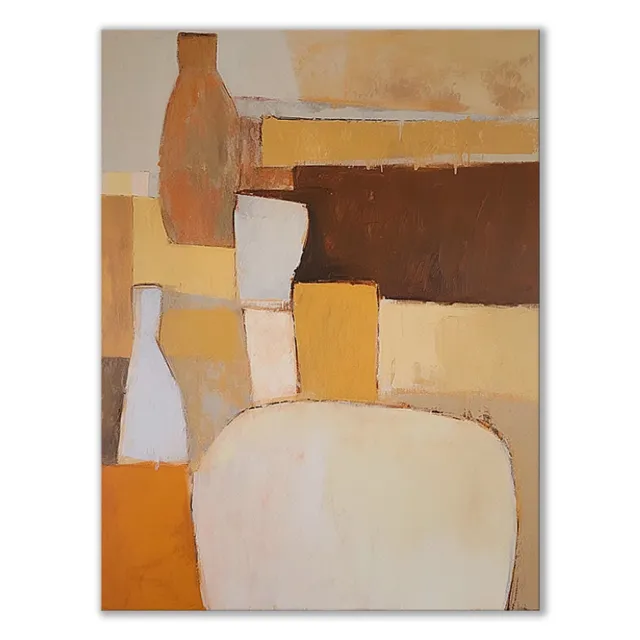 Handmade Oil Painting Canvas Wall Art Decoration Abstract For Home Living Room Decor Rolled Frameless Unstretched Painting Without Inner Frame - Shop at LoveMi