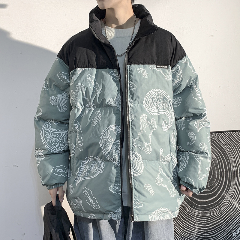 Original Cashew Bear Print Loose Padded Jacket