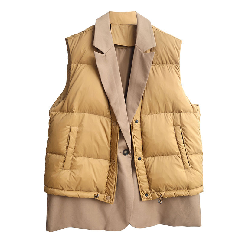 New Design Suit Stitching Fake Two Pieces