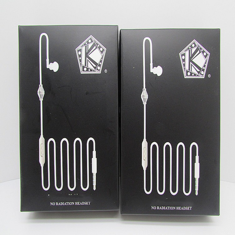 Single Side Anti Radiation Air Tube Headset With Microphone